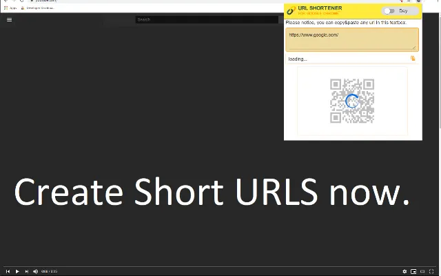 Screenshot 1 of Url Shortener for Google Chrome™