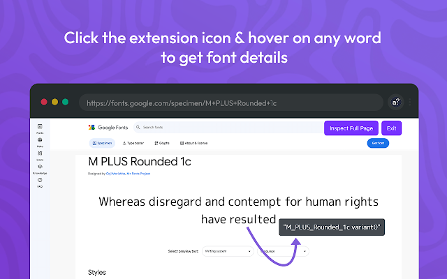 Screenshot 1 of What the Font - find font & color