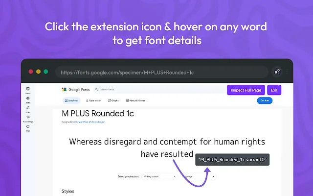 Screenshot 1 of What the Font - find font & color