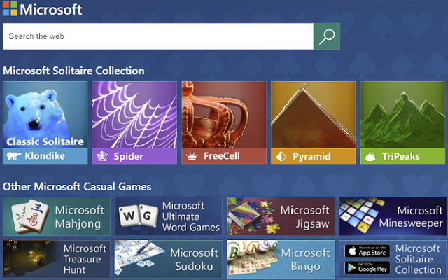 Screenshot 1 of Microsoft Solitaire Collection with Search