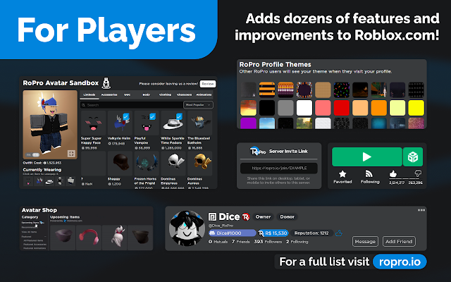 Screenshot 2 of RoPro - Enhance Your Roblox Experience