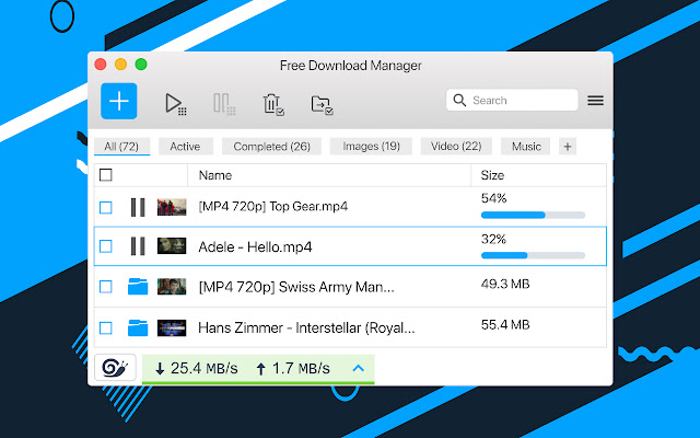 Screenshot 1 of Free Download Manager