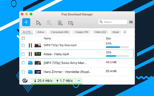 Screenshot 1 of Free Download Manager
