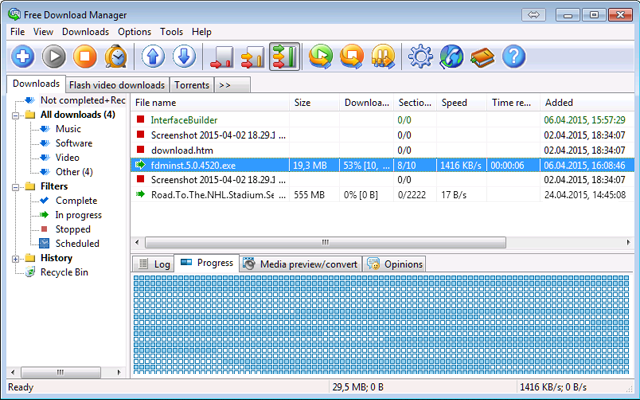 Screenshot 2 of Free Download Manager