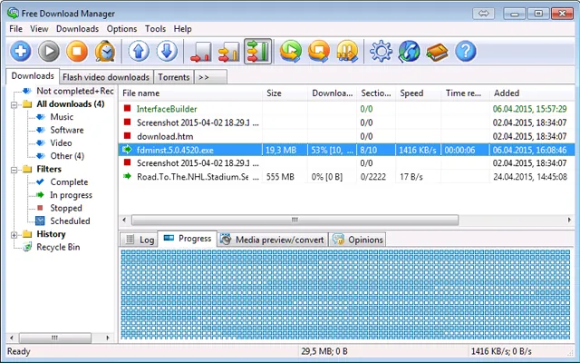 Screenshot 2 of Free Download Manager