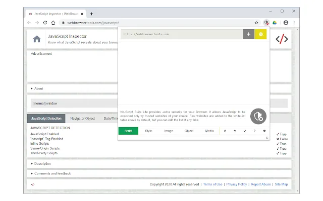 Screenshot 2 of No-Script Suite Lite
