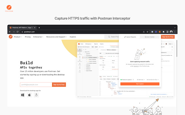 Screenshot 1 of Postman Interceptor