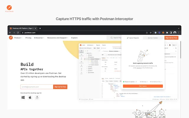 Screenshot 1 of Postman Interceptor