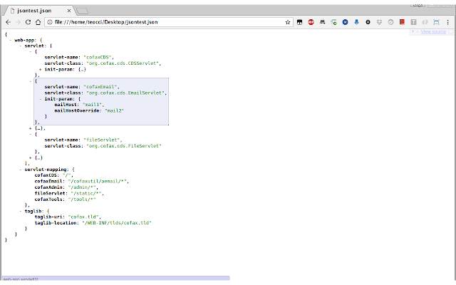 Screenshot 1 of JSON Viewer