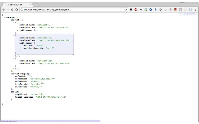 Screenshot 1 of JSON Viewer