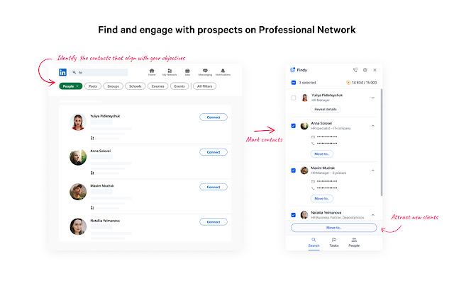 Screenshot 1 of Findy: Email Search and Outreach by Reply