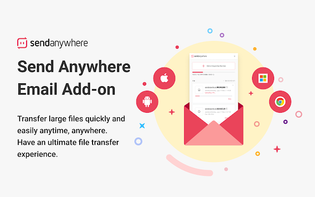 Screenshot 1 of Send Anywhere For Gmail