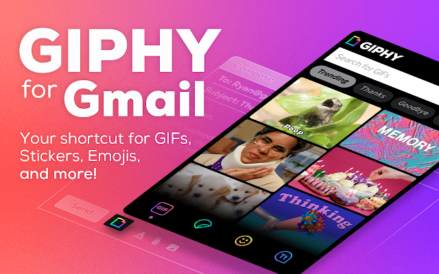 Screenshot 1 of GIPHY for Gmail
