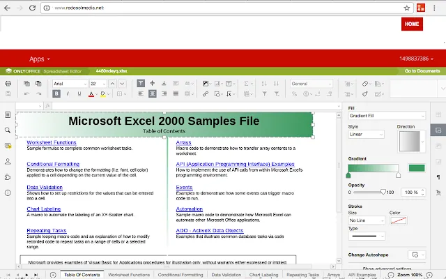 Screenshot 2 of Office online OfficeWork for XLS DOC and PPT