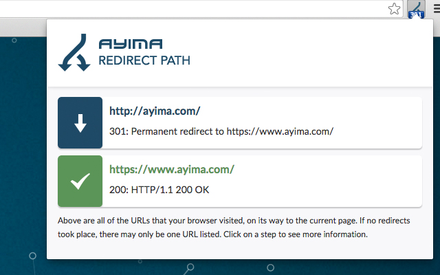 Screenshot 1 of Redirect Path