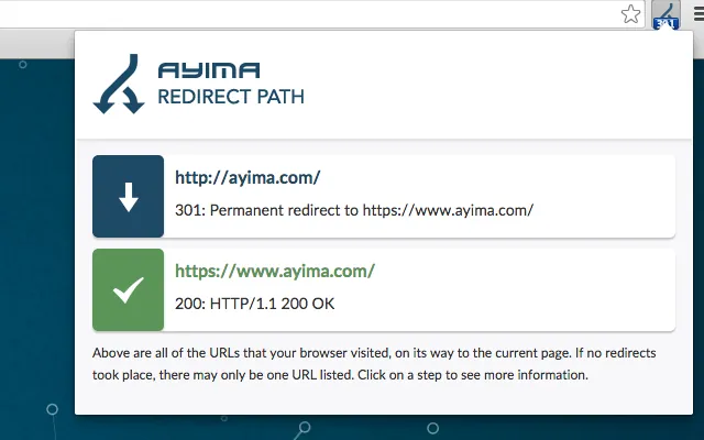 Screenshot 1 of Redirect Path