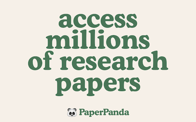 Screenshot 1 of PaperPanda — Get millions of research papers