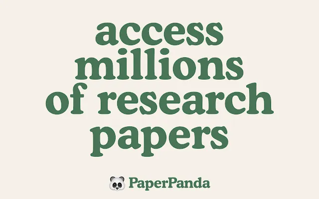 Screenshot 1 of PaperPanda — Get millions of research papers