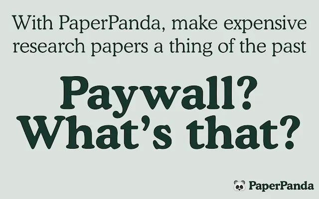 Screenshot 2 of PaperPanda — Get millions of research papers
