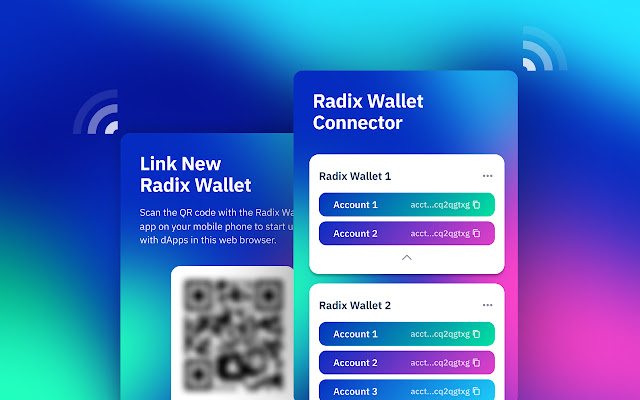 Screenshot 1 of Radix Wallet Connector