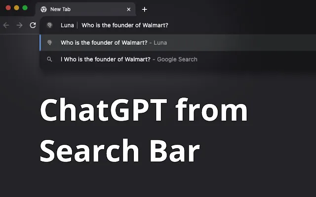 Screenshot 1 of Luna - ChatGPT for Chrome