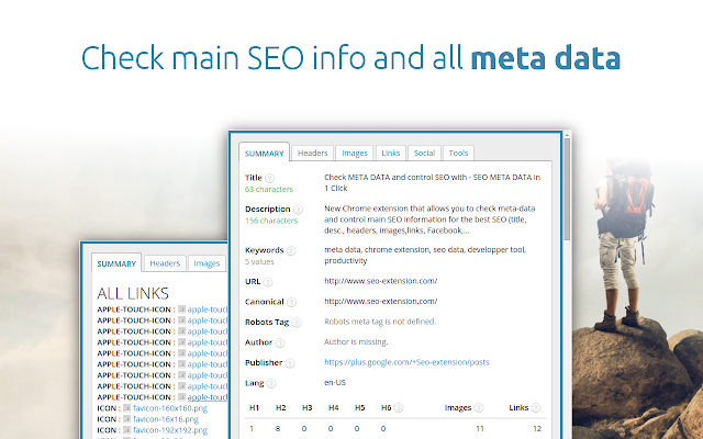 Screenshot 1 of SEO META in 1 CLICK