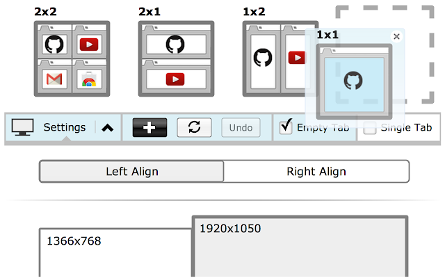Screenshot 2 of Tab Resize - split screen layouts