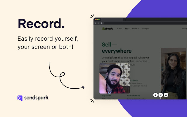 Screenshot 1 of Sendspark Video and Screen Recorder