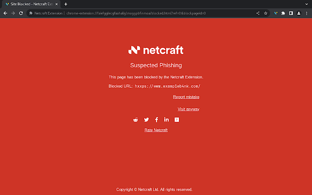 Screenshot 2 of Netcraft Extension