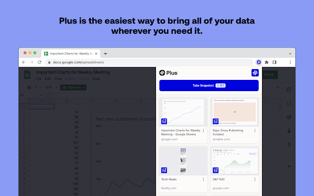 Screenshot 2 of Plus: Live screenshots of any app or website