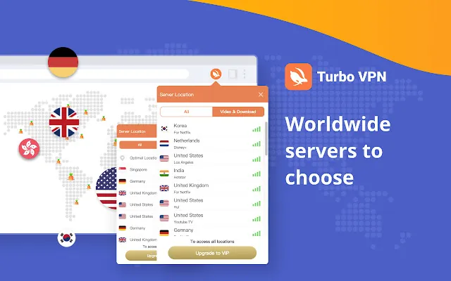 Screenshot 2 of Turbo VPN - Secure Free VPN Proxy