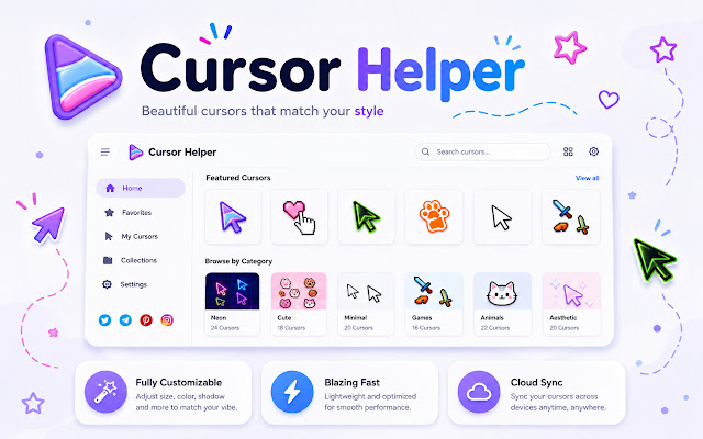 Screenshot 1 of Cursor Helper - Custom Cursors