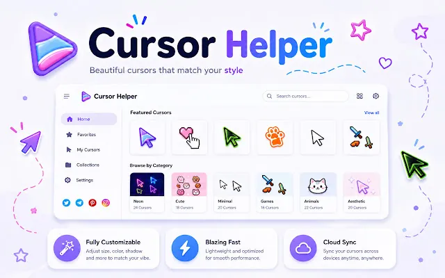 Screenshot 1 of Cursor Helper - Custom Cursors