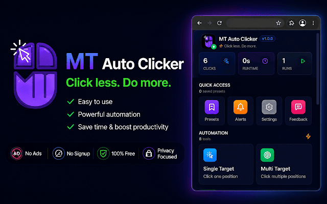 Screenshot 1 of MT Auto Clicker