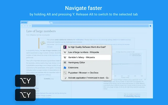 Screenshot 2 of Popup Tab Switcher