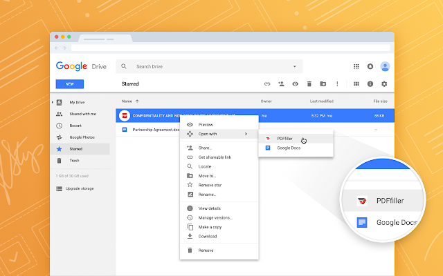 Screenshot 1 of PDF Editor for Docs:Edit, Fill, Sign, Print