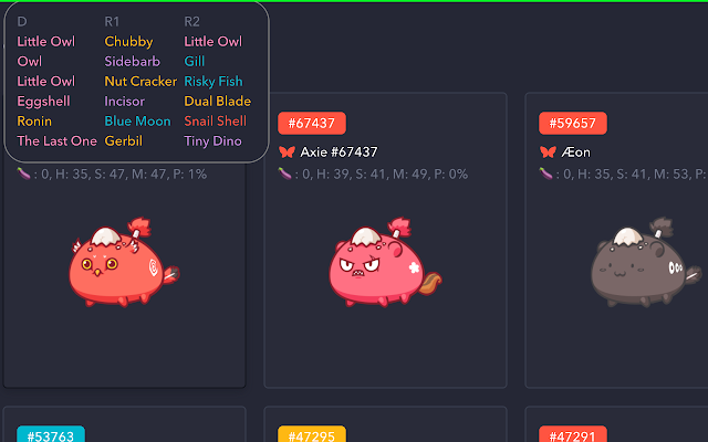 Screenshot 1 of Freak's Axie Extension
