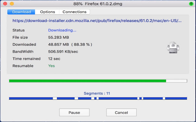 Screenshot 2 of NeatDownloadManager Extension