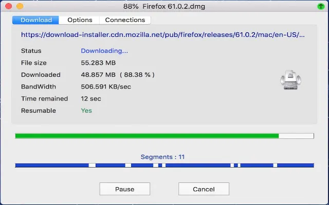 Screenshot 2 of NeatDownloadManager Extension