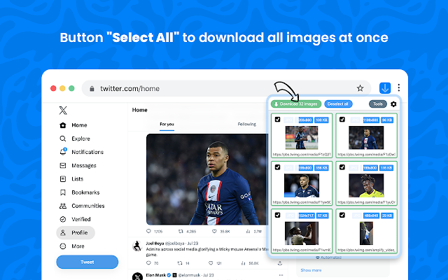 Screenshot 2 of Image Downloader - Save pictures