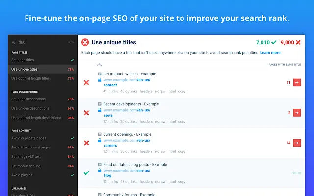Screenshot 1 of Checkbot: SEO, Web Speed & Security Tester 🚀