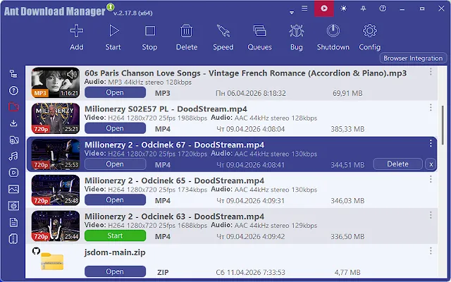 Screenshot 1 of Download with Ant Download Manager