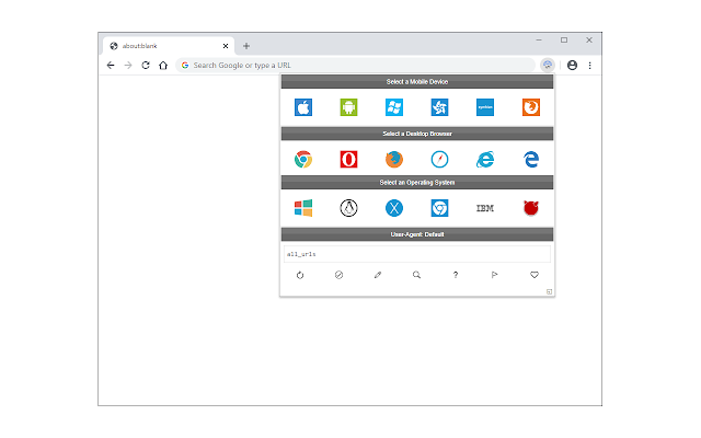 Screenshot 1 of User-Agent Switcher
