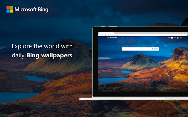 Screenshot 1 of Microsoft Bing Homepage & Search for Chrome