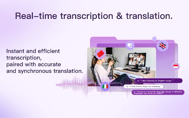 Screenshot 1 of ViiTor Translate - AI Translation & Real-Time Bilingual Subtitles & Free