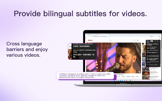 Screenshot 2 of ViiTor Translate - AI Translation & Real-Time Bilingual Subtitles & Free