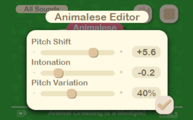 Screenshot 2 of Animalese Typing