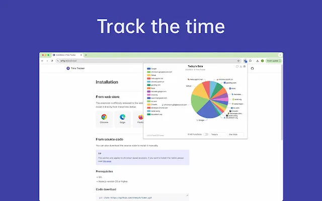 Screenshot 1 of Time Tracker - Web Habit Builder