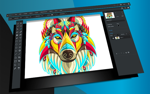 Screenshot 1 of Sumopaint - Online Image Editor