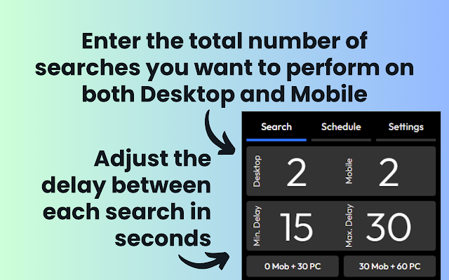 Screenshot 2 of Rewards Search Automator